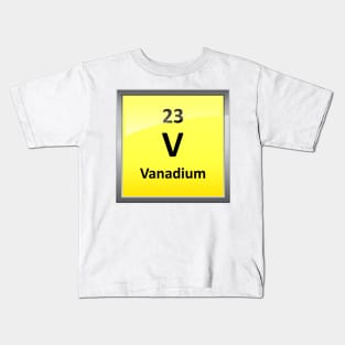 Vanadium Element Symbol - Periodic Table Kids T-Shirt